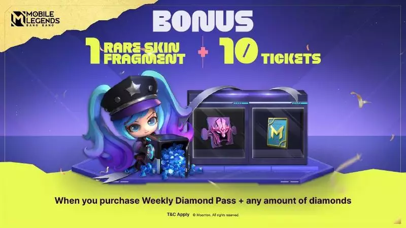weekly diamond pass murah